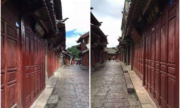 6月1日，疑因嚴(yán)格征收古城維護(hù)費(fèi)，麗江古城部分商戶關(guān)門。網(wǎng)友圖